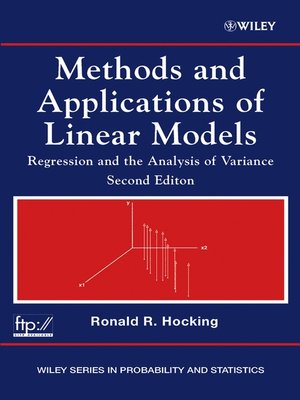 cover image of Methods and Applications of Linear Models